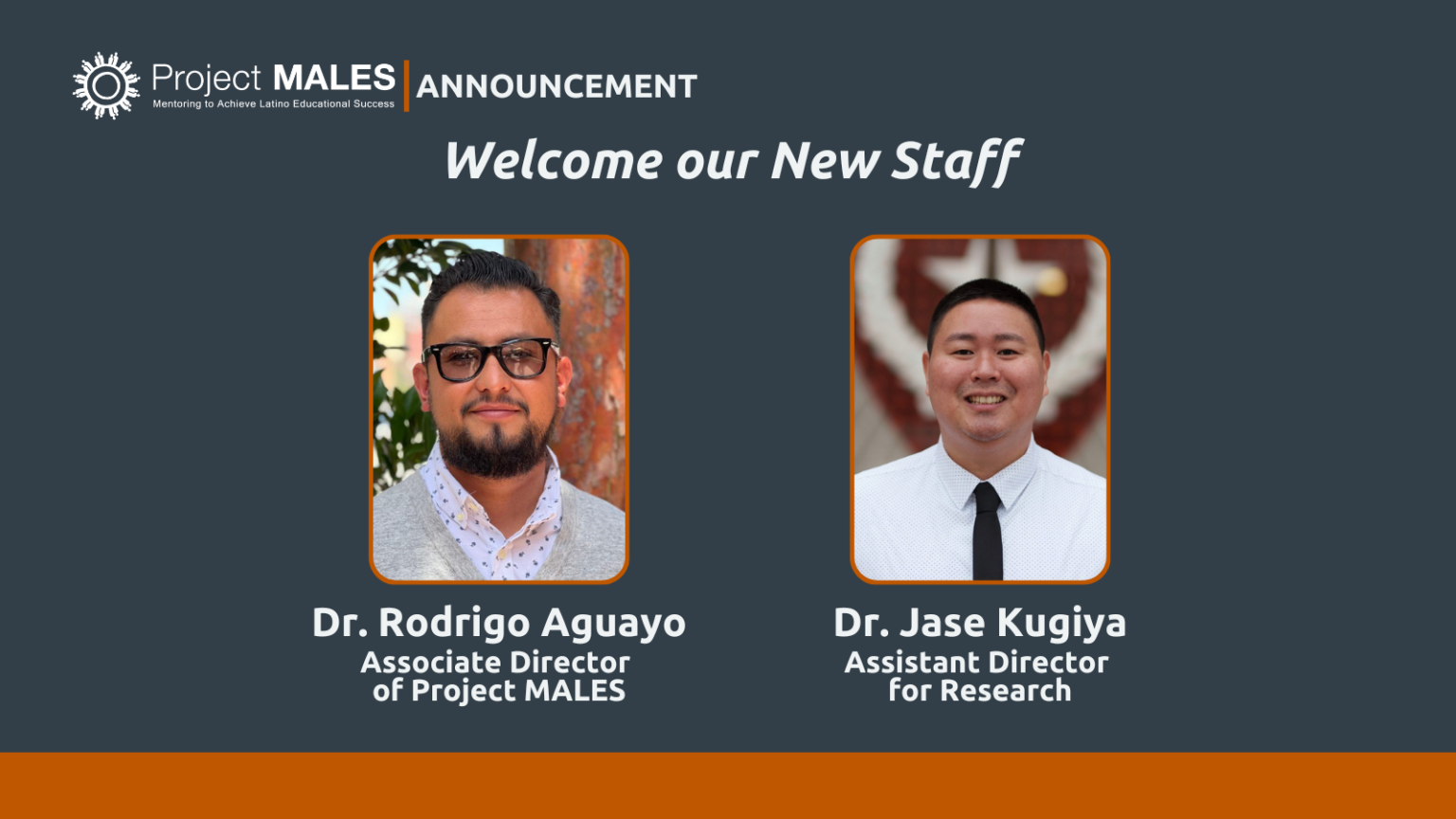 Project Male Welcome New Project MALES Staff